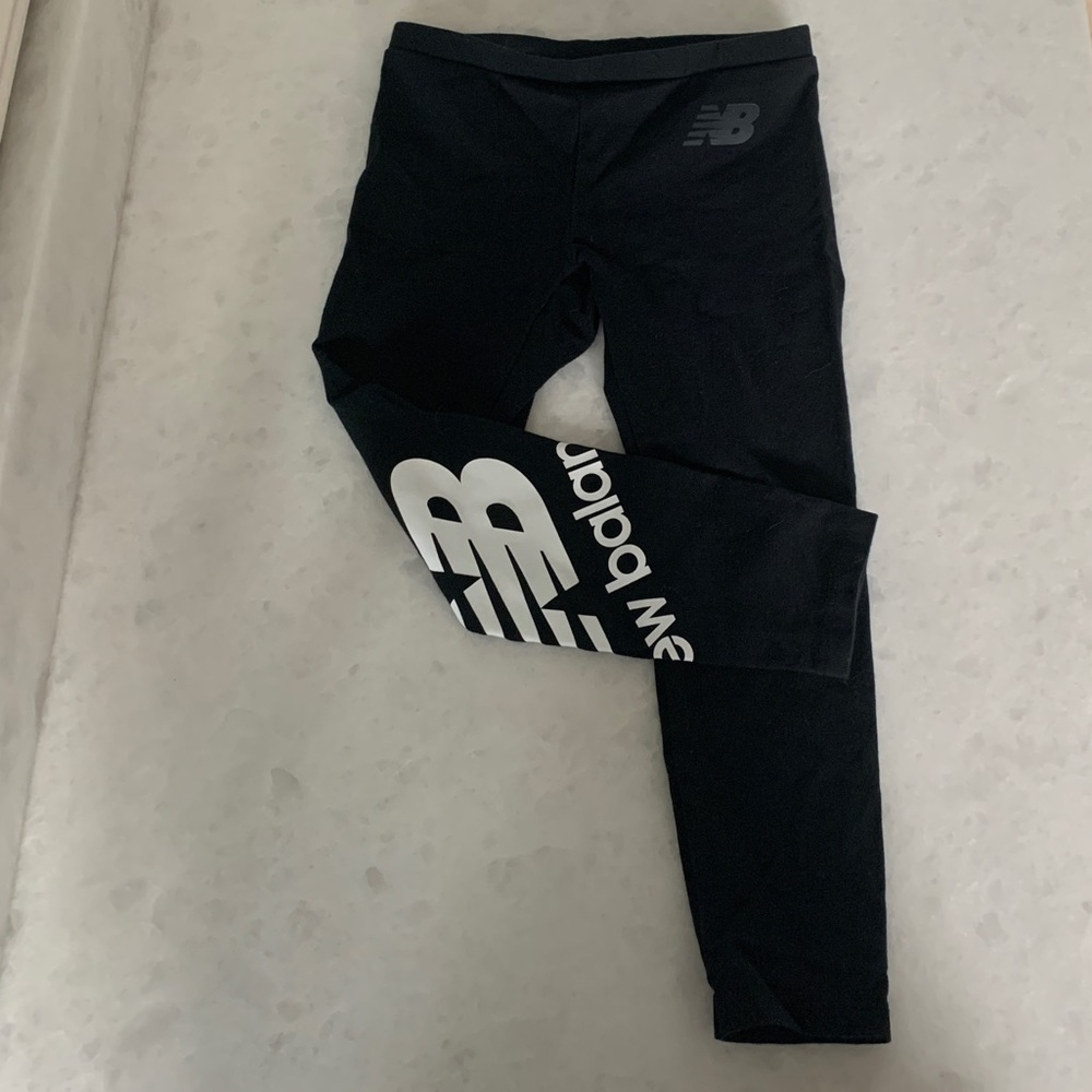 New Balance toddler black leggings 2XS